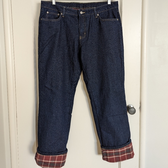 Dickies Women's Warming Jeans, flannel lined 14 - Picture 2 of 5